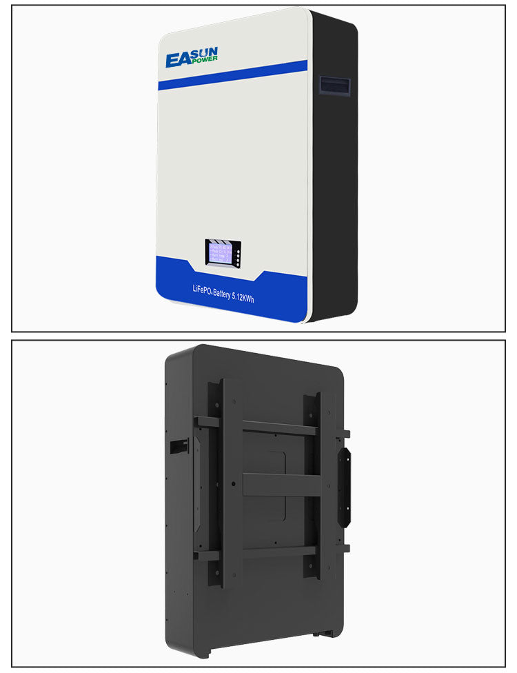 Batería Powerwall Easun 5kWh 15kWh 48V LiFePO4 51,2V 100Ah 300Ah