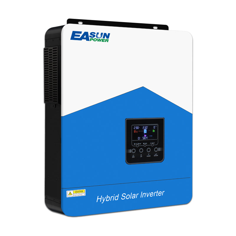 EASUN Inversor Solar 6,2KW 48V Fotovoltaico Híbrido 230VAC Cargador MPPT 120A