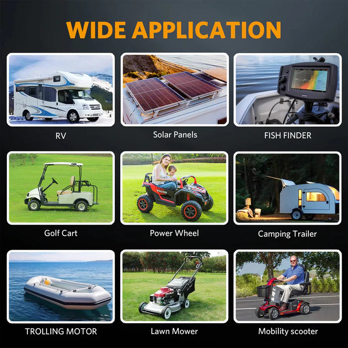 Batería LiFePO4 12V 100Ah Easun Power, Grado A, 6000 Ciclos, Envío sin impuestos