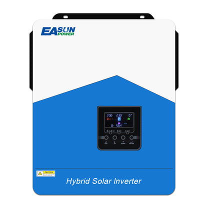 Inversor solar híbrido EASUN 4,2 kW MPPT | 24 V 220 V | Onda sinusoidal pura | Inversor híbrido fuera de la red | 120 A