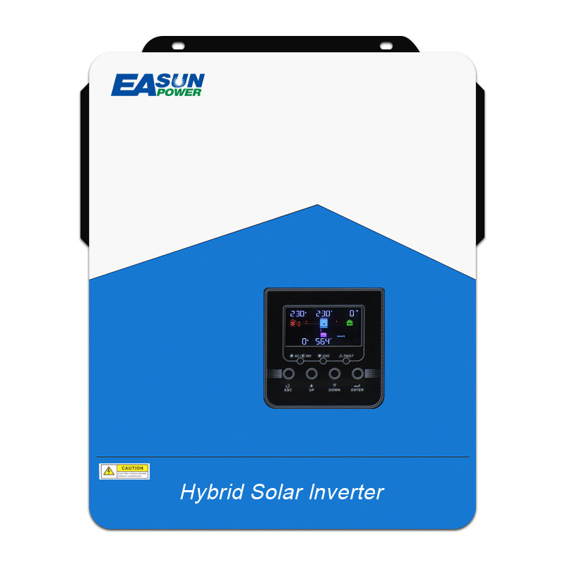 Inversor solar híbrido EASUN 4,2 kW MPPT | 24 V 220 V | Onda sinusoidal pura | Inversor híbrido fuera de la red | 120 A