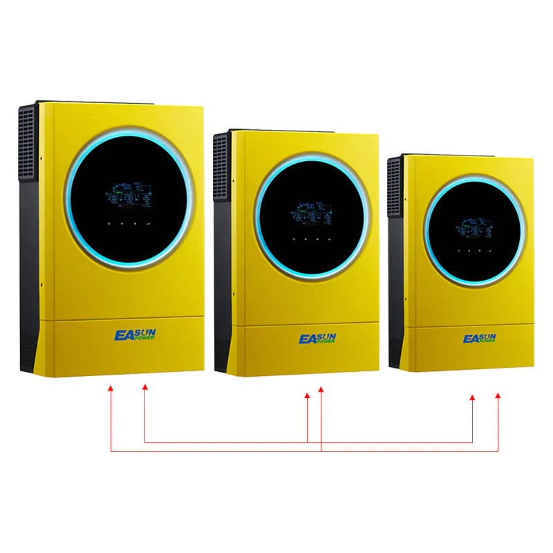 Inversor híbrido EasunPower 5,6 kW | MPPT 120 A | Salida en paralelo | Wi-Fi integrado